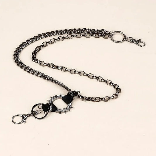 Punk Rock Spike Waist Chain