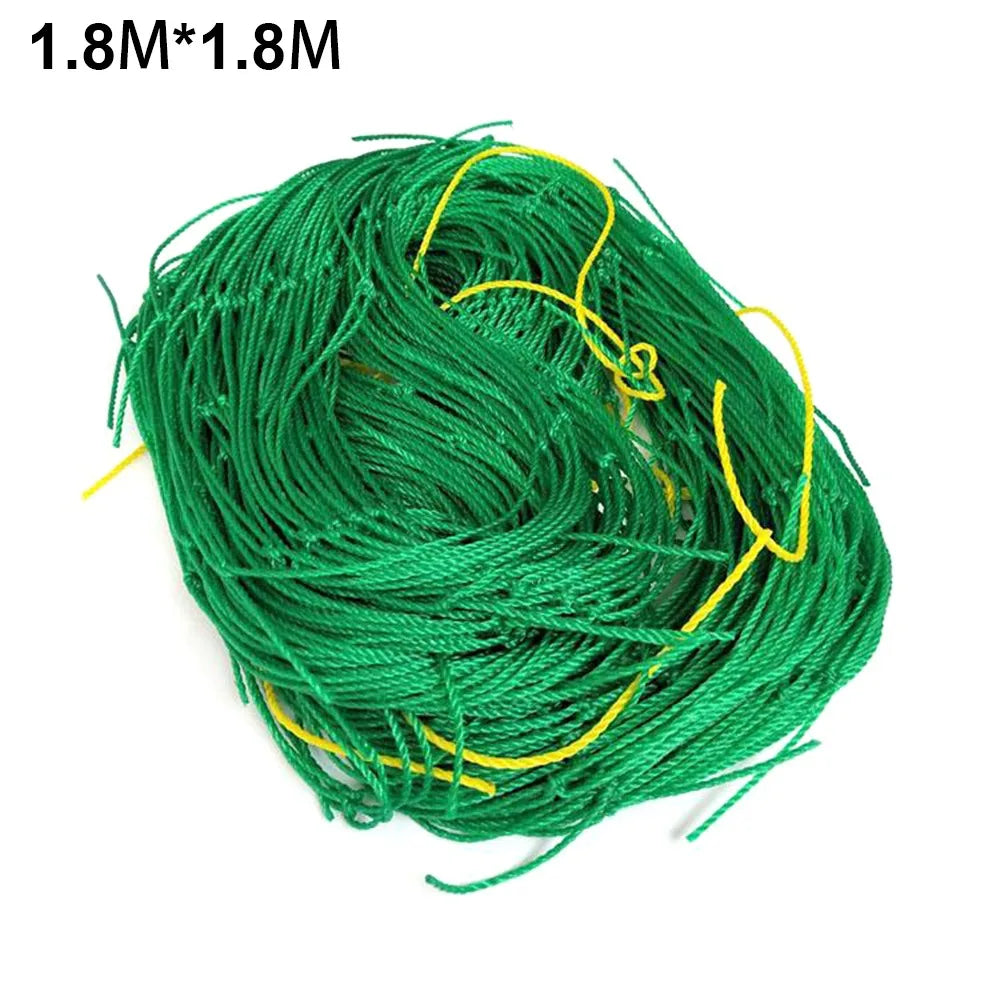 NEW Hi-quality Nylon Garden Netting Loofah Morning Glory Flowers Vine Plants Climbing Net Cucumber Vine Grow Holder Brackets
