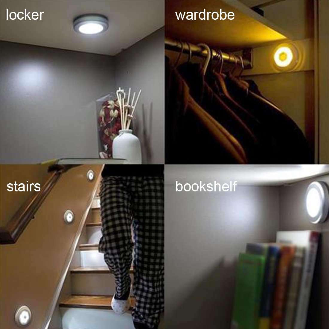 SmartGlow - Motion Sensor LED Lights (6 Pack)