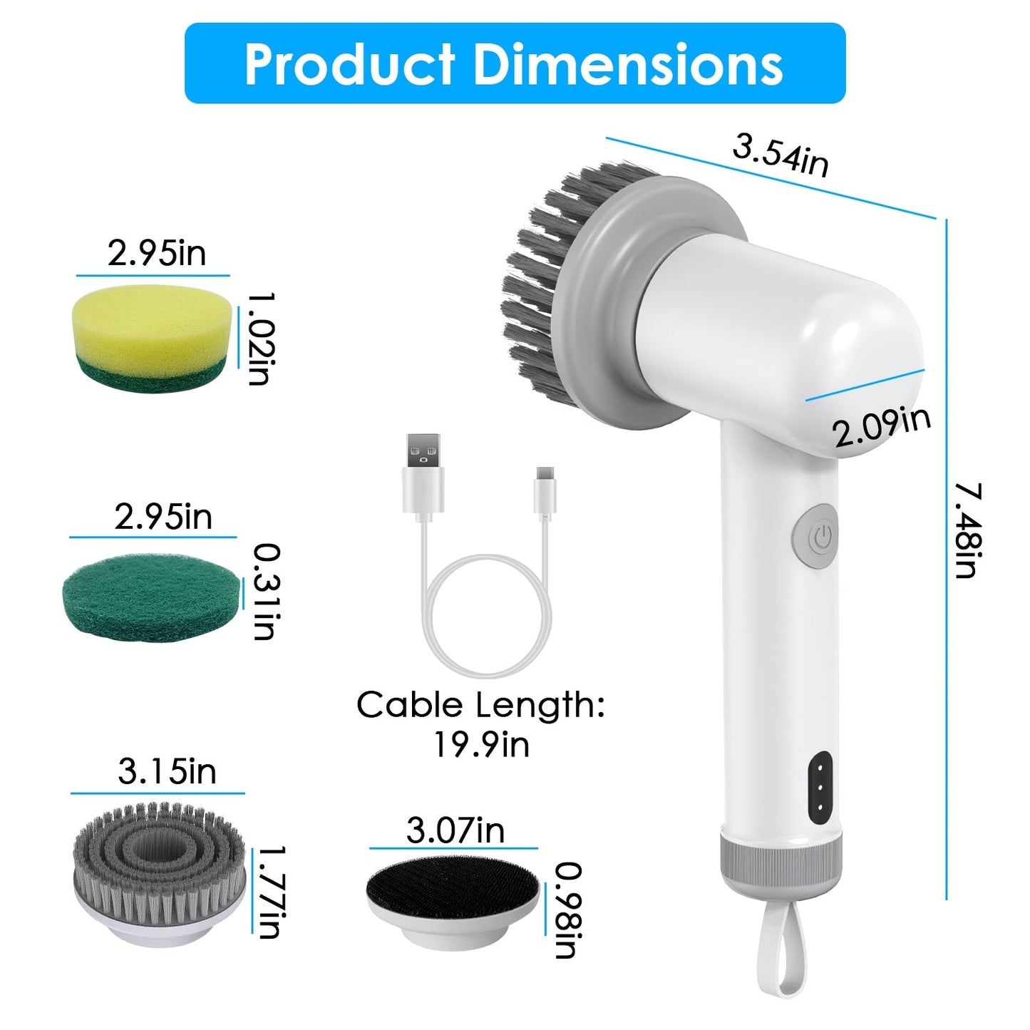 Cordless Electric Cleaning Brush