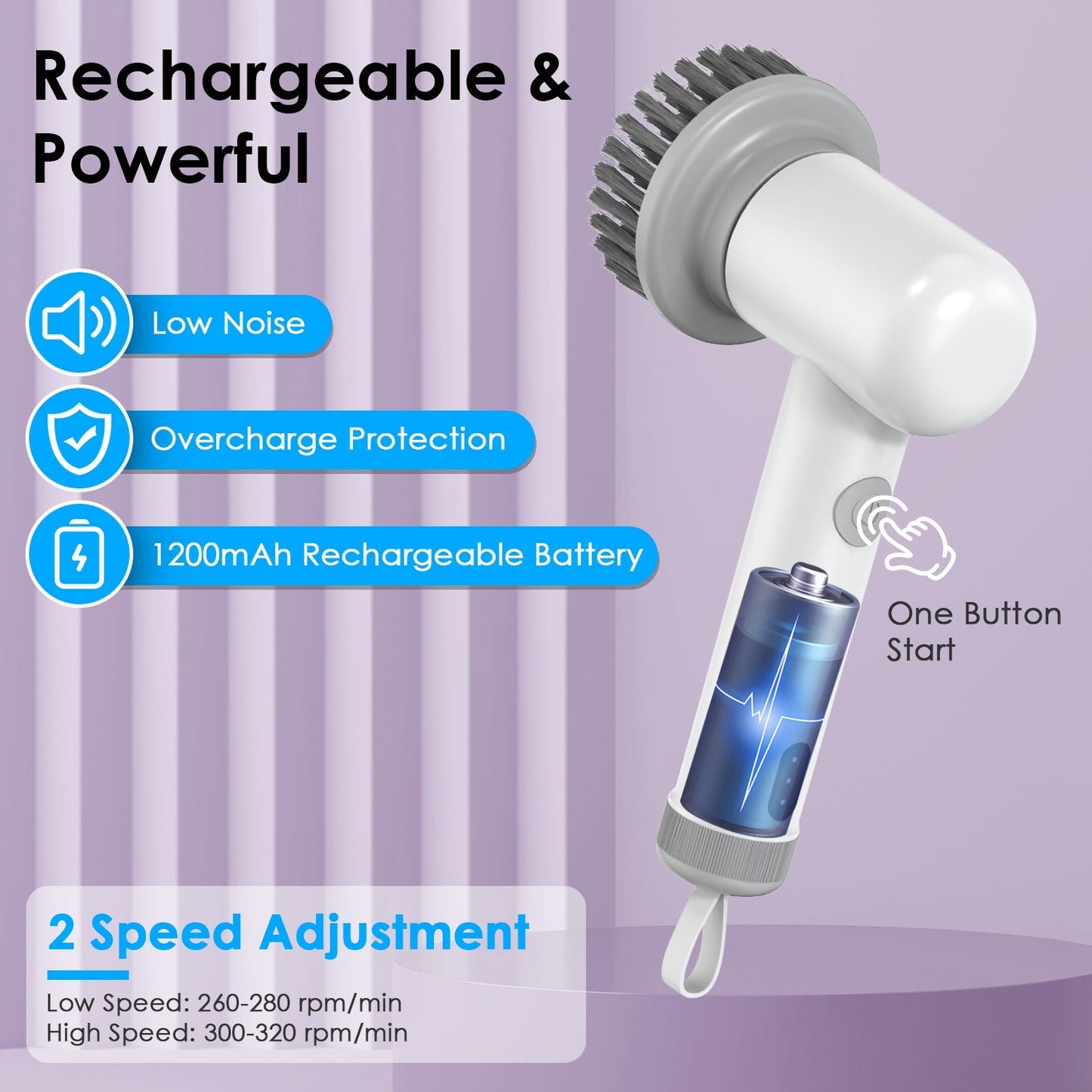 Cordless Electric Cleaning Brush