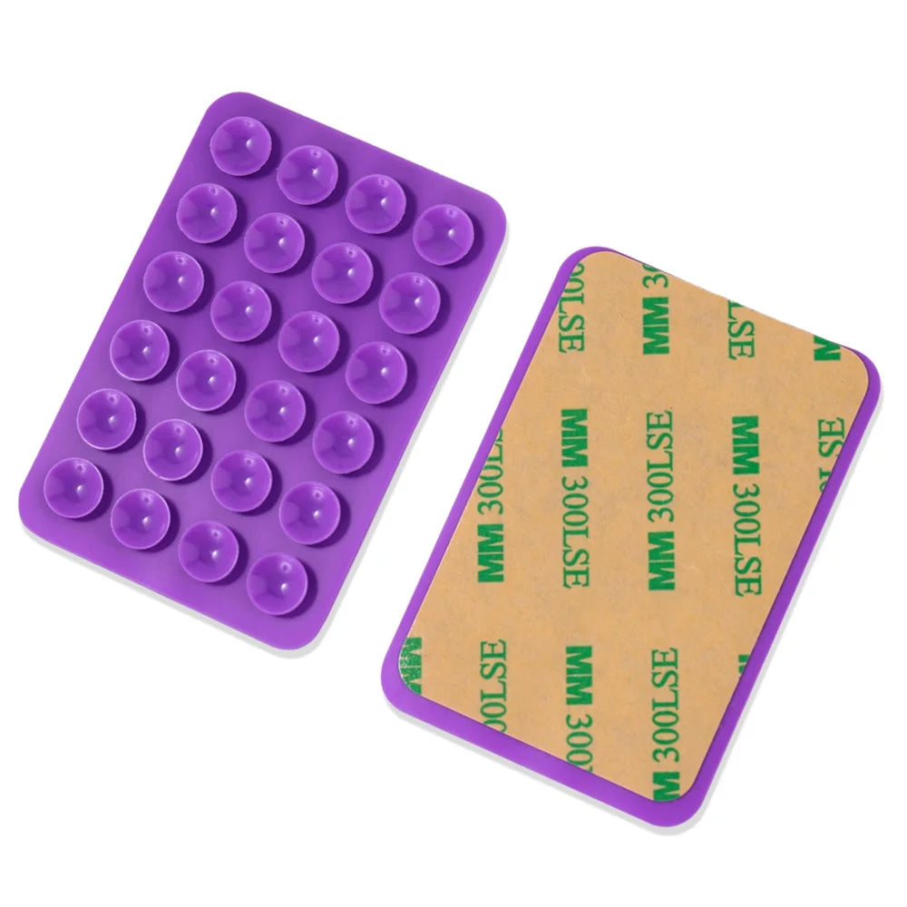 Universal Phone Stands Anti Slip Silicone Suction Cup Holder Multifunctional Backed Adhesive Phone Fixing Suction Cup Stand