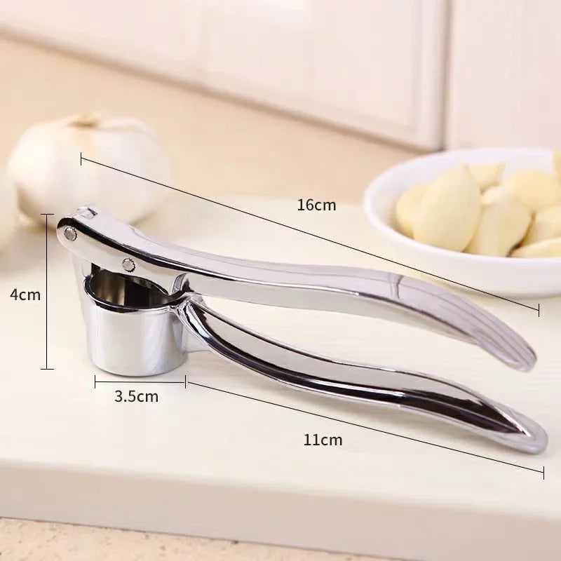 Kitchen Aluminum Alloy Garlic Grinder, Extruder, Manual Press, Grinding Tools, Kitchen Small Tools