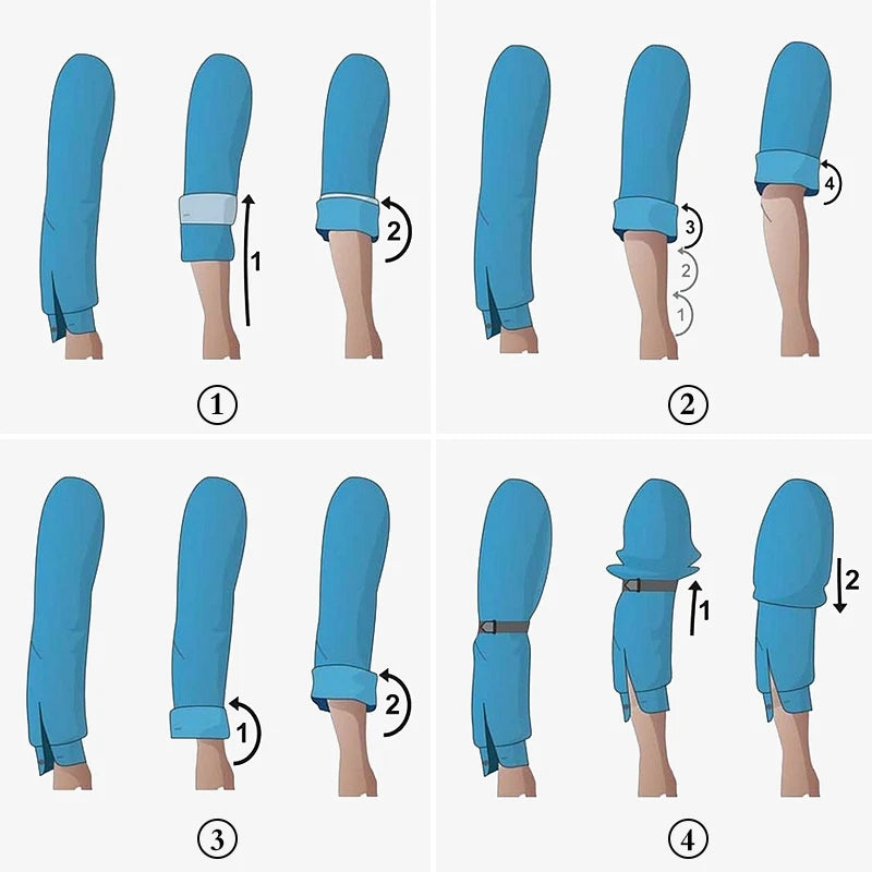 Adjustable Elastic Shirt Garters