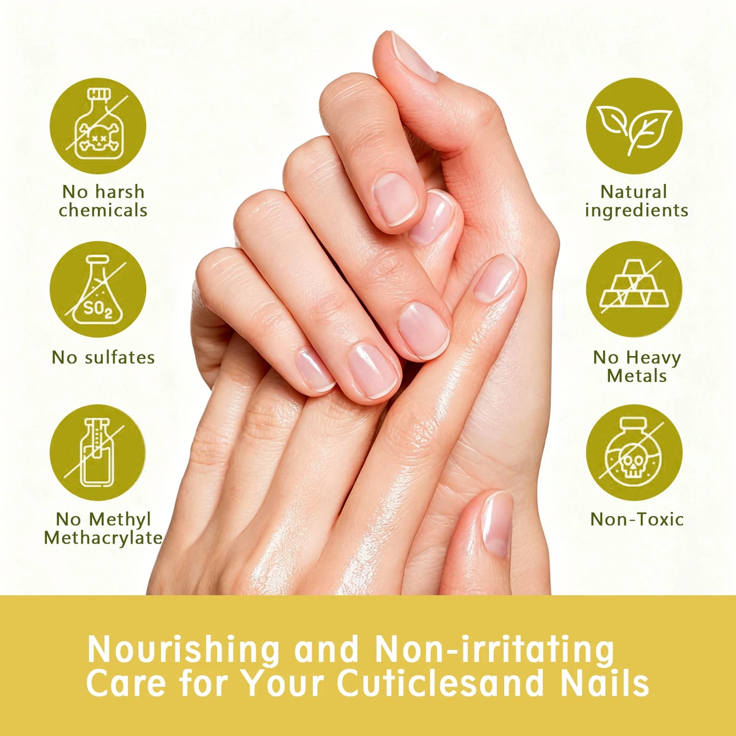 12ml Nails Growth Promoting Nutrient Oil For Repairing Soft And Thin Layered Nails, Nail layering High Quality Nail Care Oil