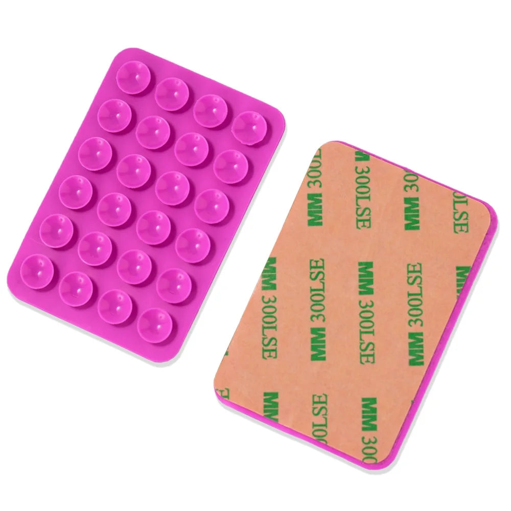 Universal Phone Stands Anti Slip Silicone Suction Cup Holder Multifunctional Backed Adhesive Phone Fixing Suction Cup Stand