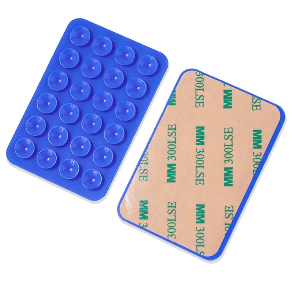 Universal Phone Stands Anti Slip Silicone Suction Cup Holder Multifunctional Backed Adhesive Phone Fixing Suction Cup Stand