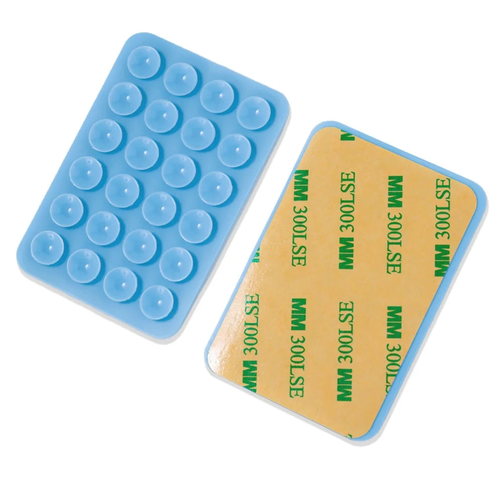 Universal Phone Stands Anti Slip Silicone Suction Cup Holder Multifunctional Backed Adhesive Phone Fixing Suction Cup Stand