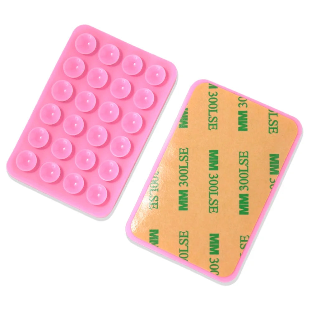 Universal Phone Stands Anti Slip Silicone Suction Cup Holder Multifunctional Backed Adhesive Phone Fixing Suction Cup Stand
