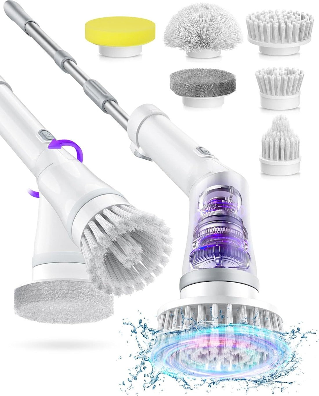 Electric Spin Scrubber, Cordless Power Surface Cleaner