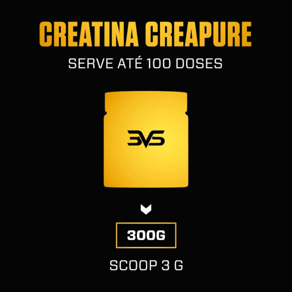 Creatina Creapure® 300g - 100% Pura E Produzida Com Matéria-prima Alemã - 3vs Nutrition - Image 5