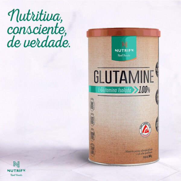 Nutrify Glutamine L-glutamina Isolada 500g - Image 3