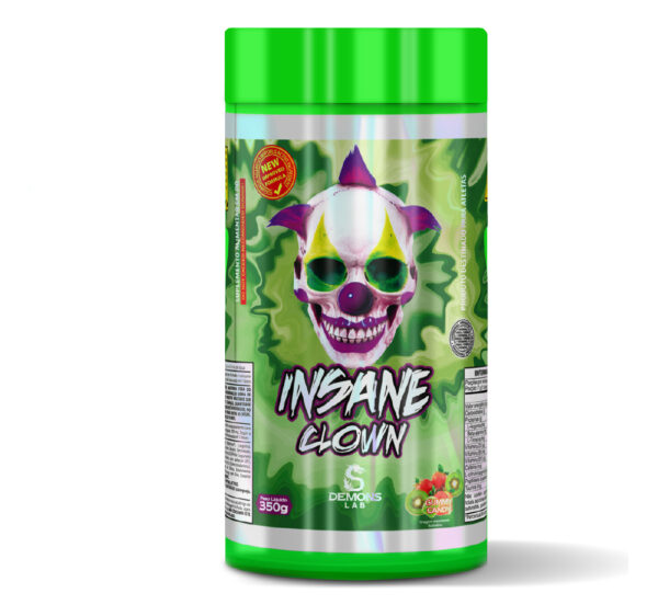 Demons Lab Suplemento Alimentar Aminoácidos Em Pó Insane Clown 350g Sabor Gummy