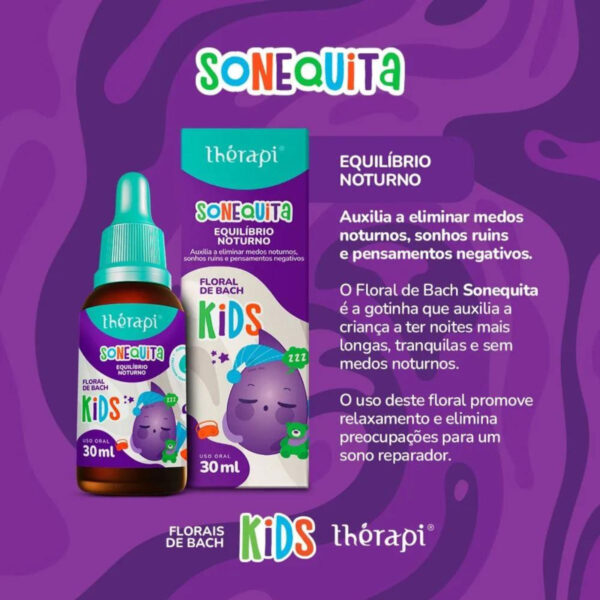 Floral De Bach Kids Sonequita 30ml Thérapi Sabor Sem Sabor - Image 2