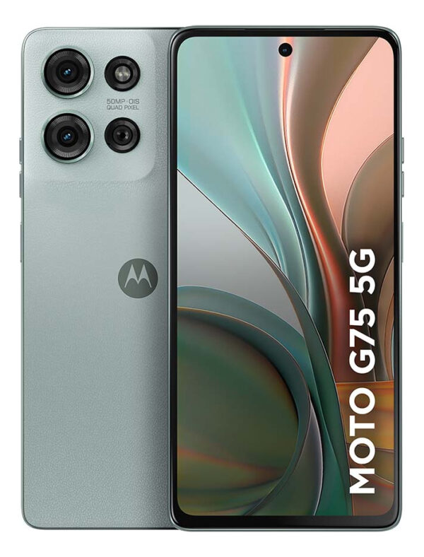 Smartphone Motorola Moto G75 5g Music Edition Moto Buds - 256gb 16gb (8gb Ram+8gb Ram Boost) E 50mp Sony Lytia 600 Camera Moto Ai Ultrarresistencia Militar - Cinza Vegan Leather
