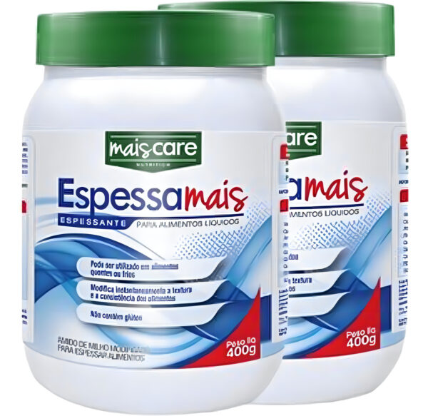 Espessante Alimentar Espessa Mais Lata 400g Mais Care Sabor Sem Sabor - Image 2