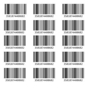 150 Código De Barras Universal De Produtos Uso Mercado Livre