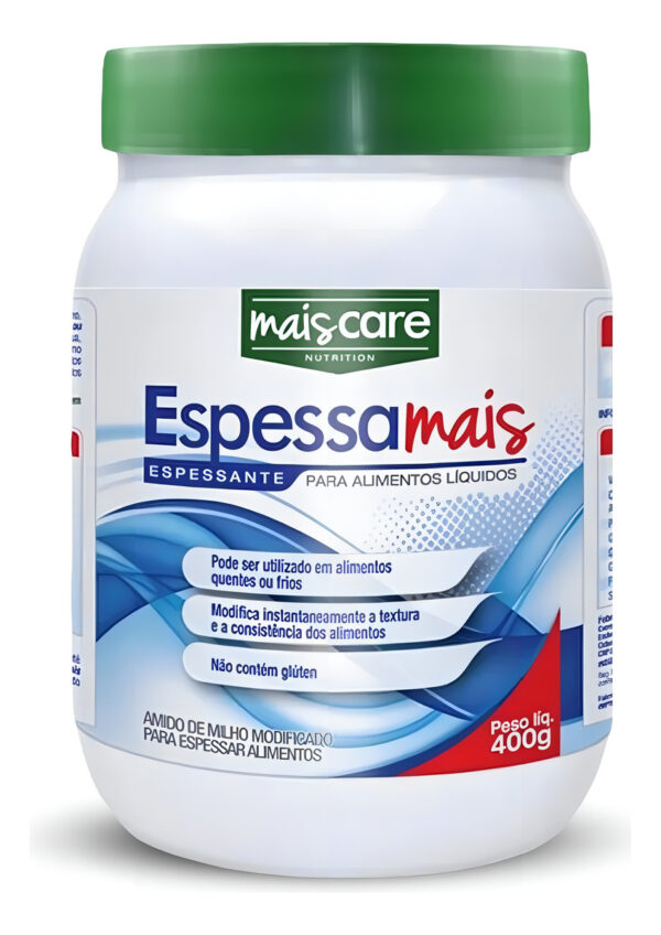 Espessante Alimentar Espessa Mais Lata 400g Mais Care Sabor Sem Sabor