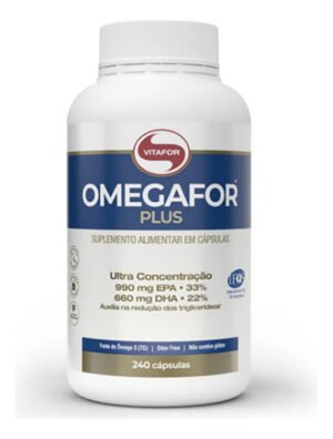 Ômega 3 Vitafor Omegafor Plus 240 Cápsula Epa Dha Sabor Sem Sabor