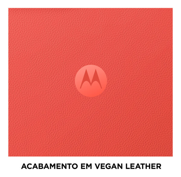 Smartphone Motorola Moto G35 5g - 256gb 12gb (4gb Ram+8gb Ram Boost) E Camera 50mp Com Ai Nfc Tela 6.7 Com Superbrilho - Coral - Vegan Leather - Image 6