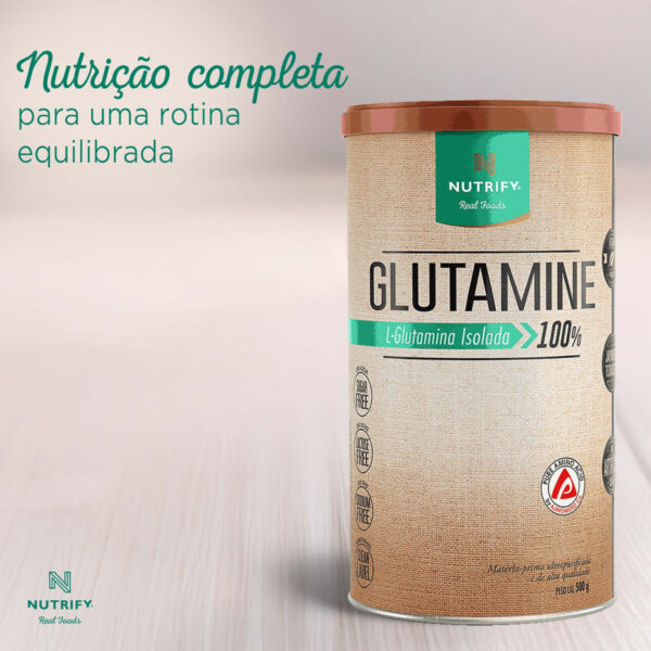 Nutrify Glutamine L-glutamina Isolada 500g - Image 2