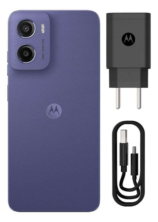 Smartphone Motorola Moto G05 - 128gb 12gb (4gb Ram + 8gb Ram Boost) E Camera 50mp Com Ai Bateria De 5200 Mah Tela 6.7 Com Superbrilho - Violeta - Image 5