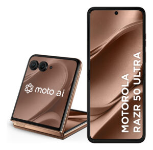 Smartphone Motorola Razr 50 Ultra - 512gb 24gb Ram Boost Tela Dobrável 6,9 Poled E Externa 4 Moto Ai Camera Ipx8 - Mocha Mousse