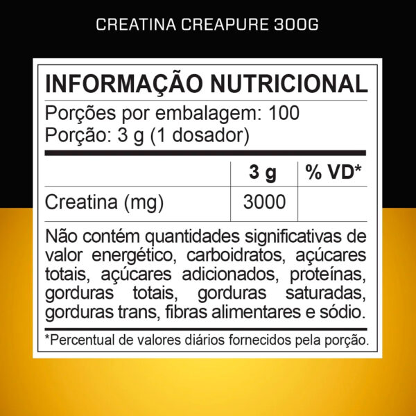 Creatina Creapure® 300g - 100% Pura E Produzida Com Matéria-prima Alemã - 3vs Nutrition - Image 6