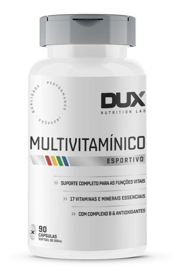 Multivitamínico - Pote 90 Cápsulas Dux Nutrition Sabor Sem Sabor Tamanho Natural - Image 2