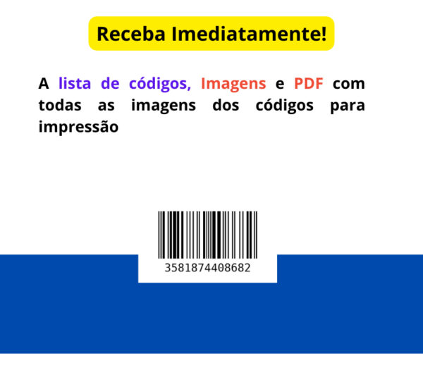 150 Código De Barras Universal De Produtos Uso Mercado Livre - Image 3