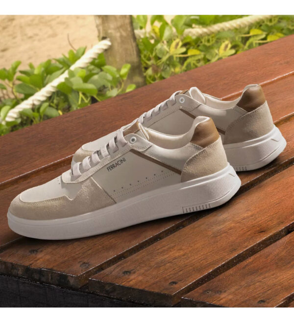 Tênis Casual Masculino Sneaker Ferracini Logan Em Couro - Image 7