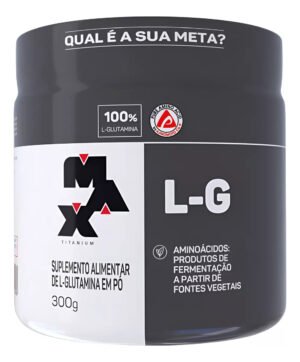 Suplemento Academia Max Titanium Glutamina L - G - Pote - 300g