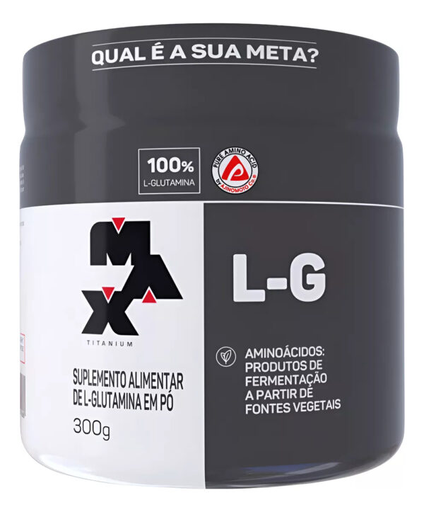 Suplemento Academia Max Titanium Glutamina L - G - Pote - 300g