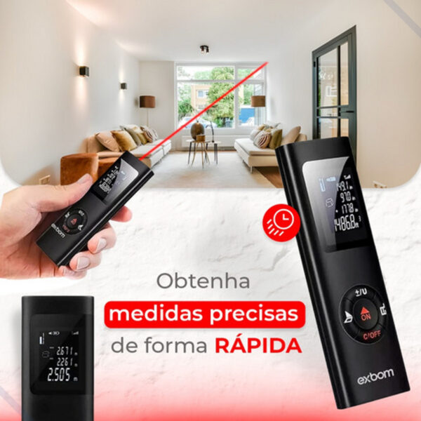 Trena A Laser Digital Medidor De Distancia Trena Laser 40m - Image 12
