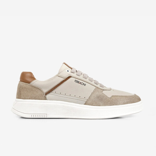 Tênis Casual Masculino Sneaker Ferracini Logan Em Couro