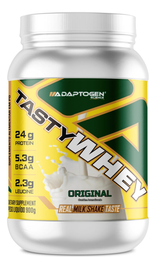 Suplemento En Pó Adaptogen Science Tasty Whey Gourmet Proteínas Sabor Original X 900g - Image 11