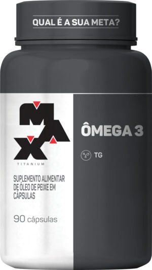 Ômega 3 90 Cápsulas Suplemento Academia Max Titanium