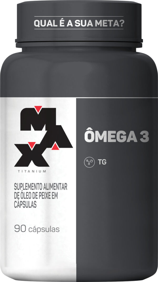 Ômega 3 90 Cápsulas Suplemento Academia Max Titanium