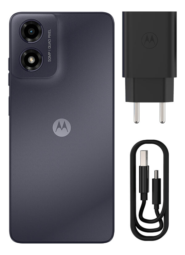 Smartphone Motorola Moto G04s - 128gb 8gb (4gb Ram+4gb Ram Boost) Ai Camera 16mp Sensor Fps Lateral - Grafite - Image 2