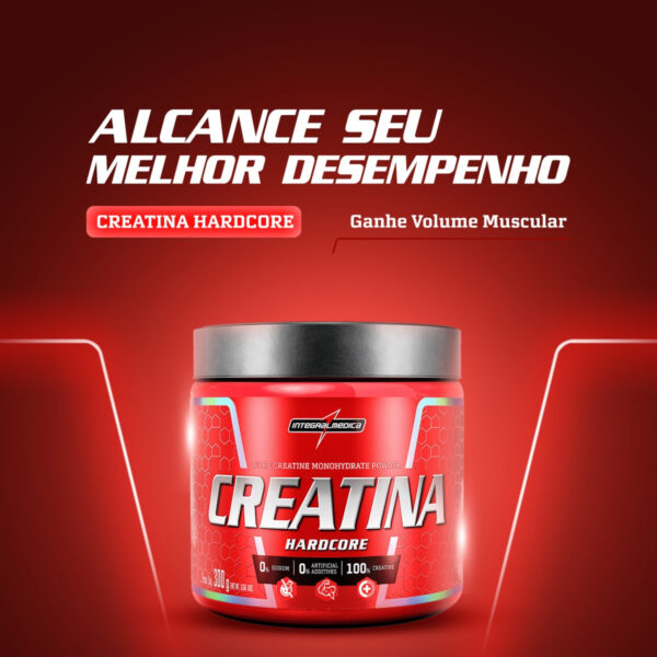 Creatina Integralmedica 100% Pura 300g - Força, Resistência E Energia Para Alta Performance Nos Treinos - Image 2