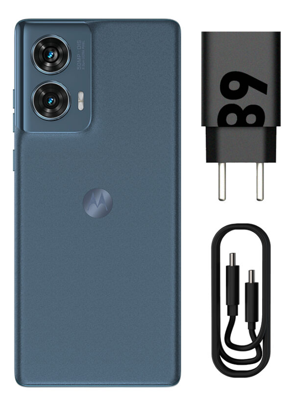 Smartphone Motorola Edge 50 Fusion 5g - 256gb 16gb (8gb Ram+8gb Ram Boost) 50mp Sony Ai Camera Ip68 Nfc - Blue Teal - Image 6