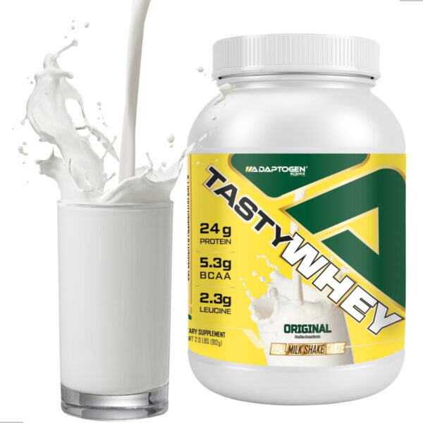 Suplemento En Pó Adaptogen Science Tasty Whey Gourmet Proteínas Sabor Original X 900g - Image 4