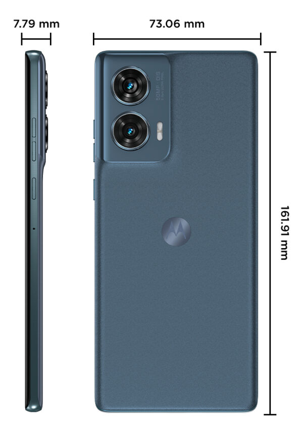 Smartphone Motorola Edge 50 Fusion 5g - 256gb 16gb (8gb Ram+8gb Ram Boost) 50mp Sony Ai Camera Ip68 Nfc - Blue Teal - Image 4
