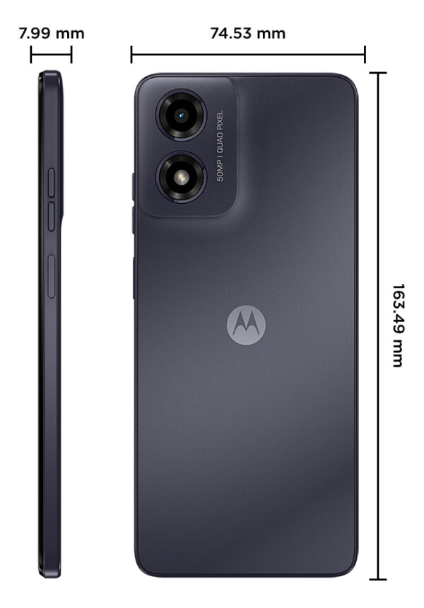 Smartphone Motorola Moto G04s - 128gb 8gb (4gb Ram+4gb Ram Boost) Ai Camera 16mp Sensor Fps Lateral - Grafite - Image 5