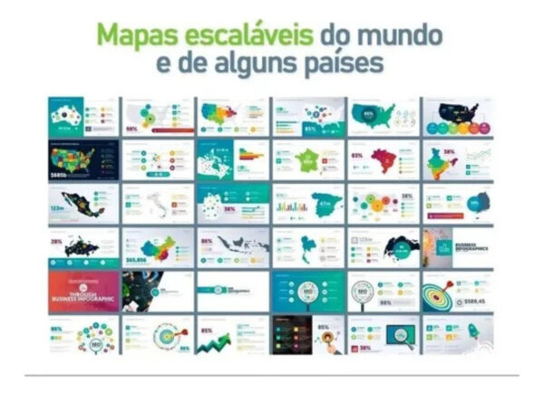 32 Mil Slides E Mockups Editáveis Powerpoint - Profissional - Image 7