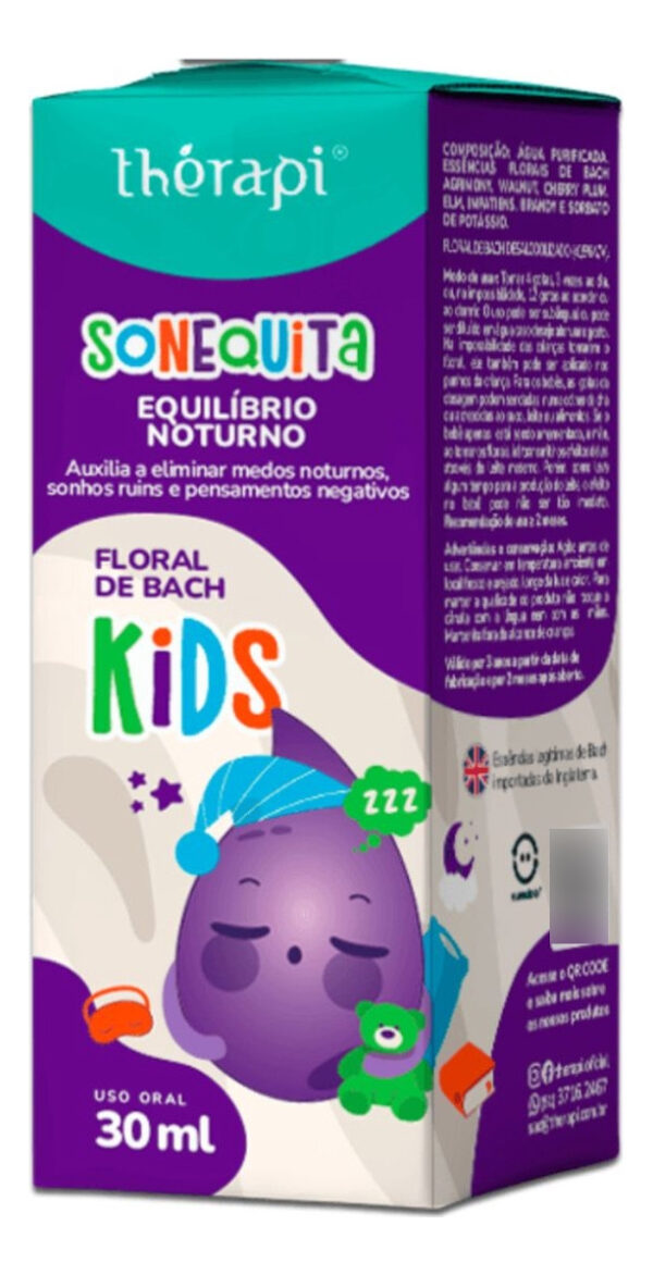 Floral De Bach Kids Sonequita 30ml Thérapi Sabor Sem Sabor - Image 4