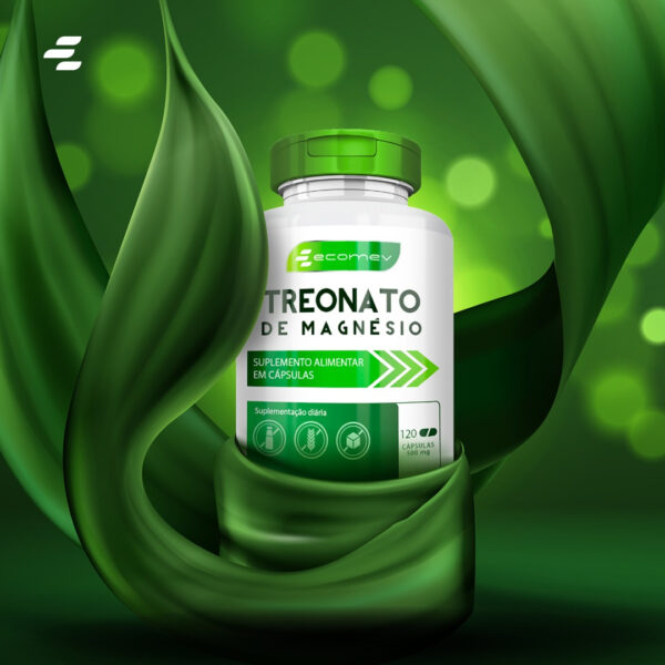 Suplemento Alimentar De Treonato Cápsulas Formula Avançada - Ecomev - Image 3