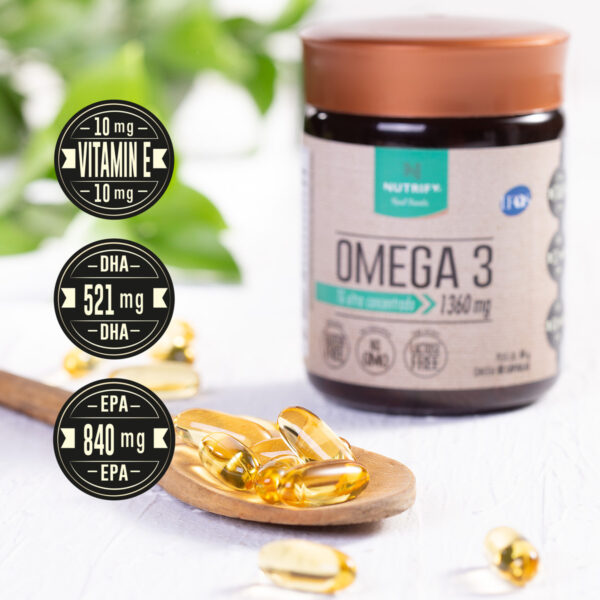 Nutrify Ômega 3 Tg Ultraconcentrado - 120 Cápsulas - Image 3